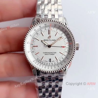 Swiss Replica Breitling Navitimer 1 Stainless Steel Watch Swiss 2824 Movement